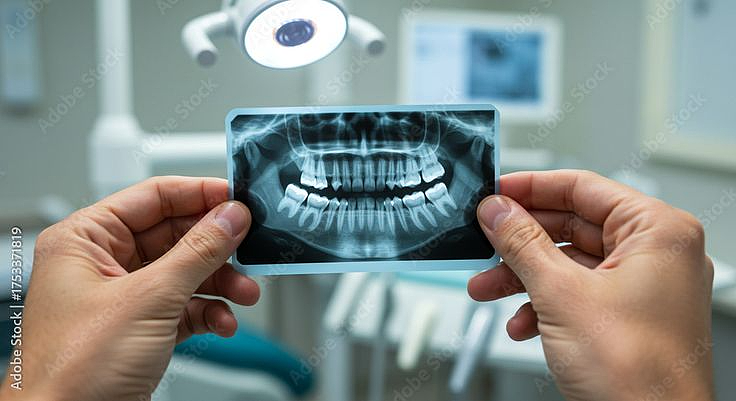 Panoramic dental X-ray
